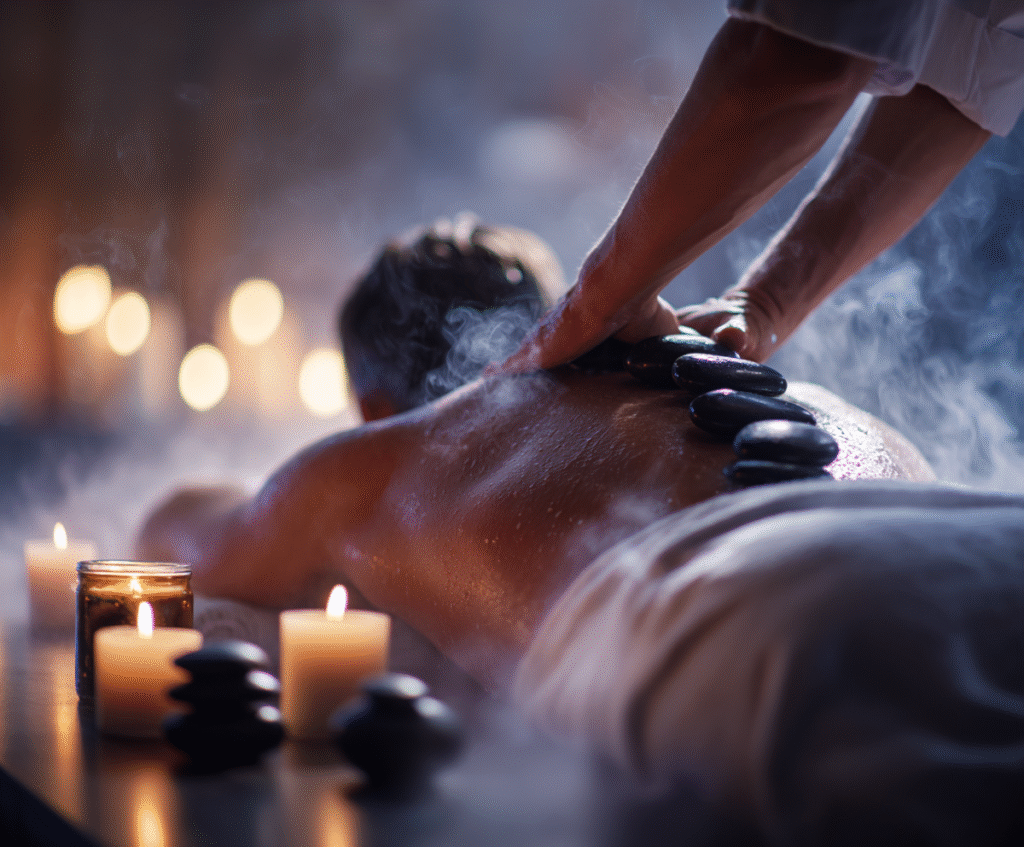 emaruiz a luxurious spa scene with glowing candles and a subt 4cb57a24 0953 4aeb 926c cf5eefe15f44 3